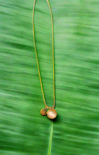 Stunning Opal Stone Pendant Chain