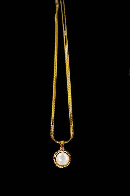 Premium Double-strand Moonstone Pendant Chain