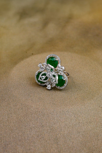 CZ Diamond Stunning Statement Ring