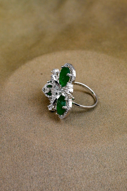 CZ Diamond Stunning Statement Ring