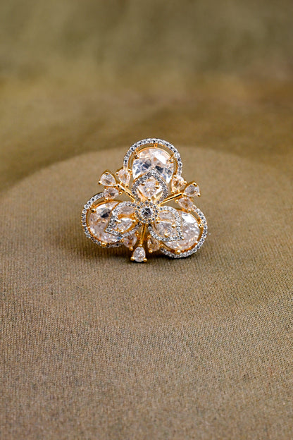 CZ Diamond Stunning Statement Ring