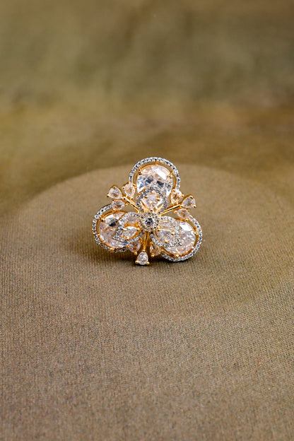 CZ Diamond Stunning Statement Ring