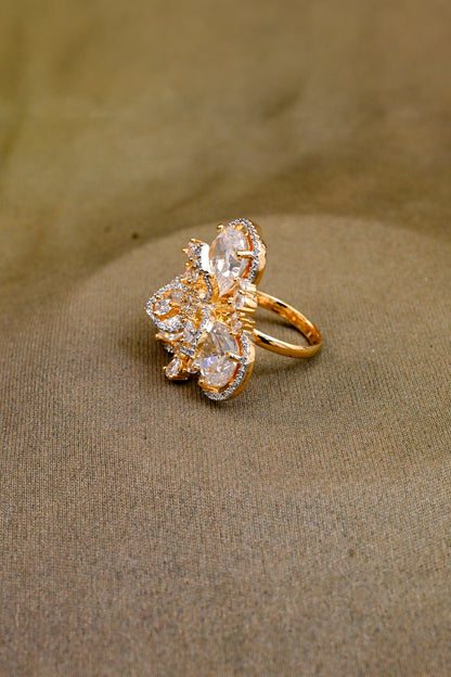 CZ Diamond Stunning Statement Ring